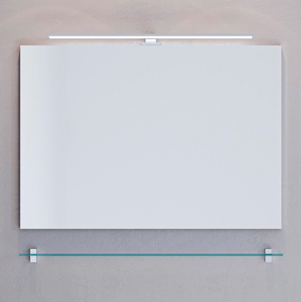 Зеркало с подсветкой Velvex Klaufs 100 см с led светильником zkKLA.100-14 (детальная фотография), по запросу