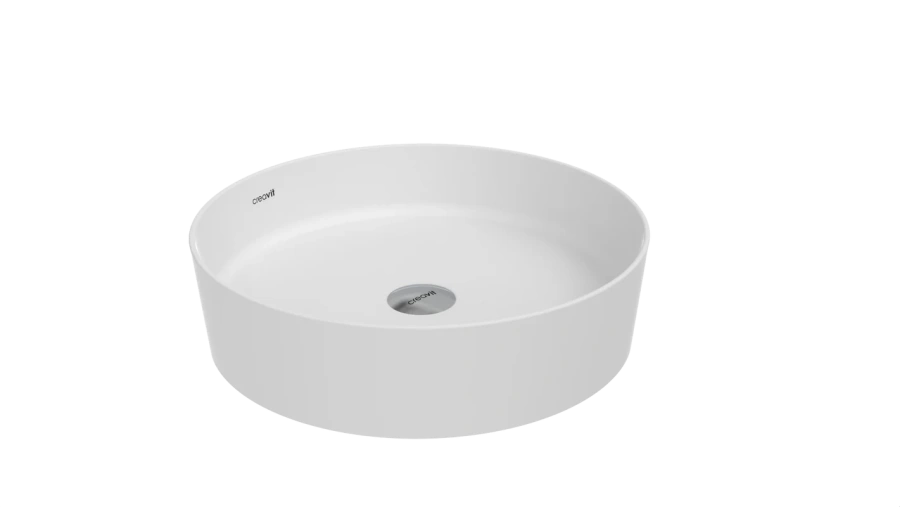 Раковина Creavit Loop 45 см белая матовая LP145-00MB00E-0000 (детальная фотография)