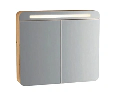 Зеркальный шкаф с подсветкой Vitra Sento 80 см