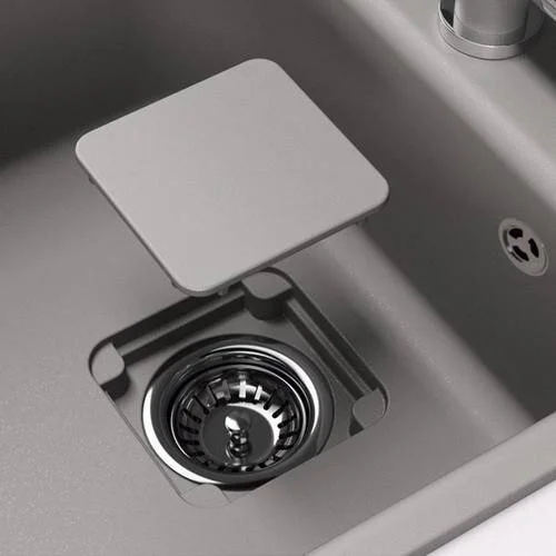 Мойка для кухни Omoikiri Tasogare 86-DC 86 см темный шоколад 4993468 (детальная фотография), из искусственного гранита