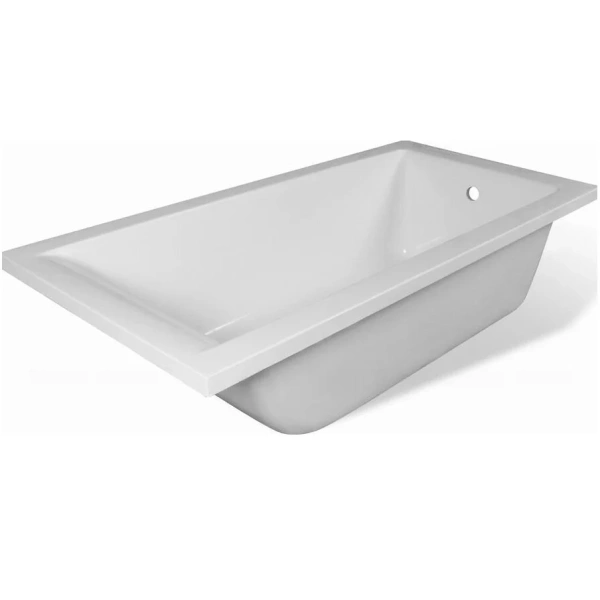 Ванна из искусственного мрамора Aquanet Bright Stone AQ-00332882, 170 x 75 см, цвет белый (детальная фотография), современныe, hi-tech