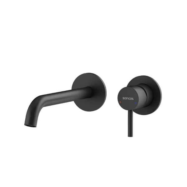 Смеситель для раковины Sancos Etna черный матовый SC9004MB (детальная фотография)