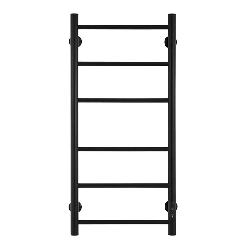 Полотенцесушитель электрический Energy Round 40x90 см черный матовый - фото 1