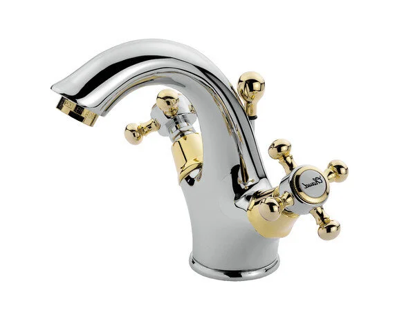 Смеситель для раковины Migliore Lady хром/золото 18841 (детальная фотография)
