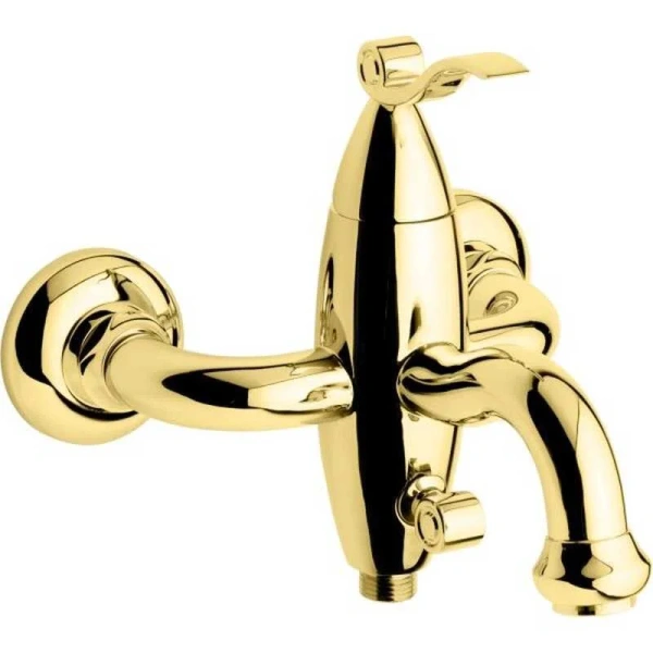 Смеситель для ванны золото Emmevi Abel 39001OR (детальная фотография)