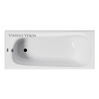 Чугунная ванна Vinsent Veron Concept VCO1707042, 170 x 70 см, цвет белый