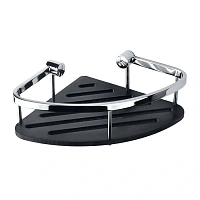 Полочка для ванной Bemeta Cytro черная