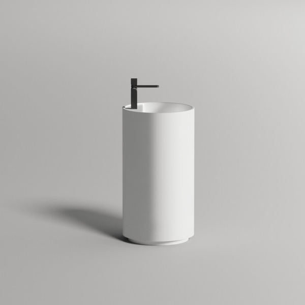 Раковина напольная Salini Armonia Top 01 белый глянцевый 130114G (детальная фотография), белые