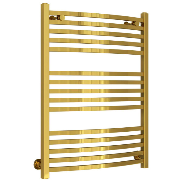 Полотенцесушитель водяной Сунержа Аркус 0251-8060 60х80 см из нержавеющей стали (детальная фотография), лесенка, вертикальные