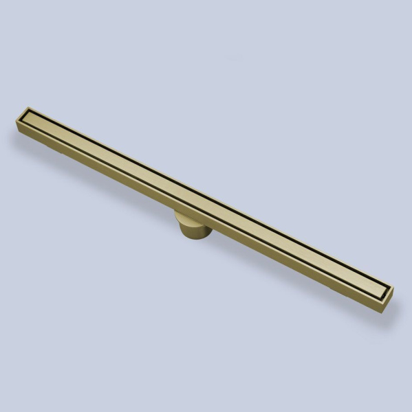 Душевой лоток ALTROBAGNO Supremo 071232 60 см золото матовое ALTROBAGNOSupremo071232BG (детальная фотография), золото