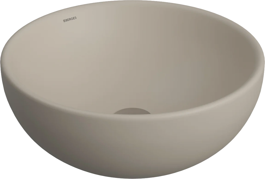 Раковина BERGES Mascon 45 см матовый жасмин 181072 (детальная фотография)