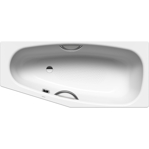 Ванна левая с противоскользящим покрытием полный antislip Kaldewei Advantage 224934010001 (детальная фотография), стальные