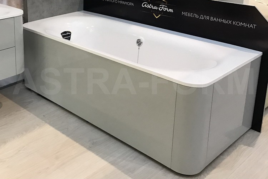 Ванна из литьевого мрамора Astra-Form Прима 185х90 см (детальная фотография), прямоугольные