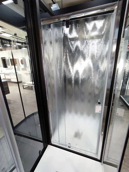 Душевая дверь в нишу RGW Passage PA-02 80 см профиль хром, стекло шиншилла 41080208-51 (детальная фотография), 80 см, 90 см