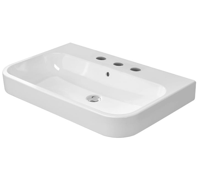 Раковина Duravit Happy D.2 231810 (детальная фотография), накладные (на столешницу)