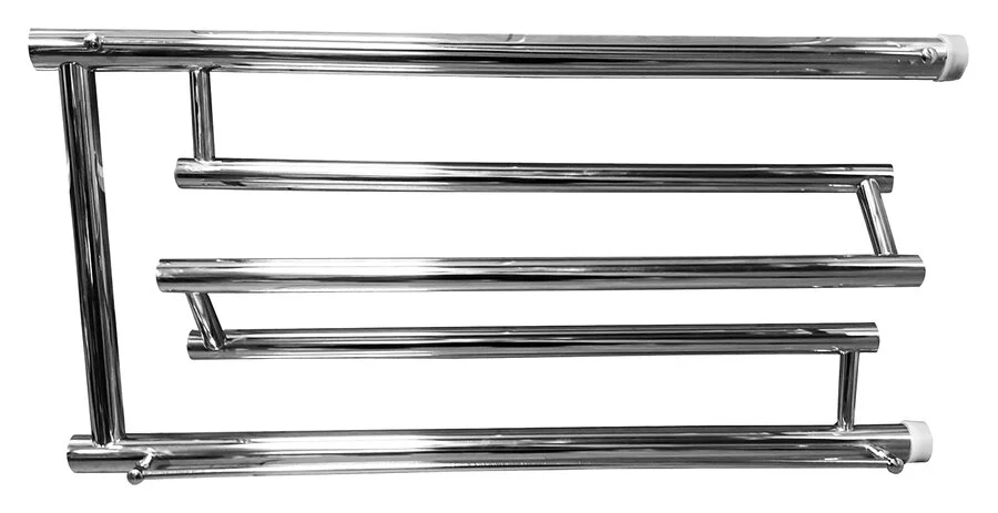 Полотенцесушитель водяной Ника Econ 32x40 см хром ПЛ 4 32/40 (детальная фотография), хром