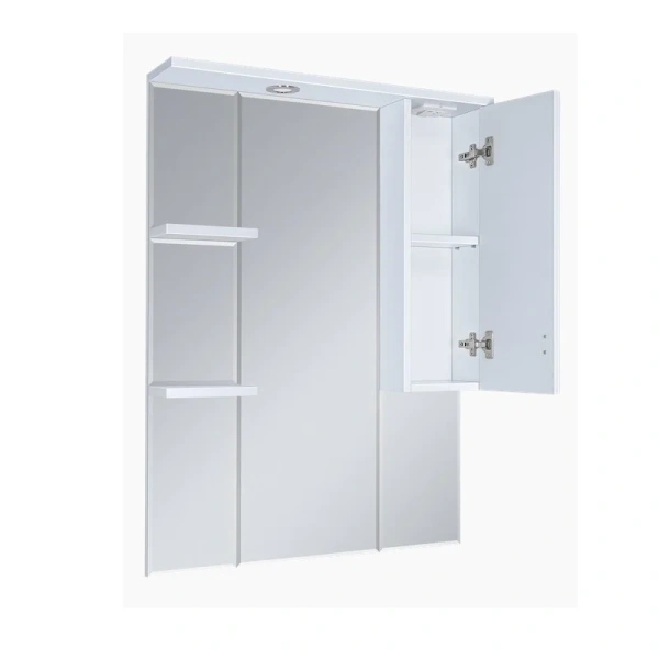 Зеркальный шкаф с подсветкой Misty Дива П-Див04075-013 75 см прямоугольный (детальная фотография) index_1