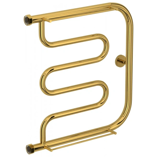 Полотенцесушитель водяной Сунержа Лира+ 50х50 см золото 03-4012-5050 (детальная фотография)