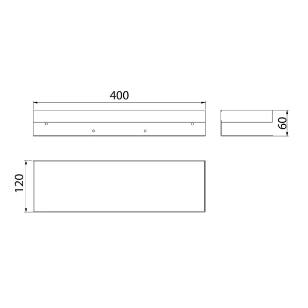 Полочка для ванной Lemark Shelf Line черная 9772053 (детальная фотография), современные, hi-tech
