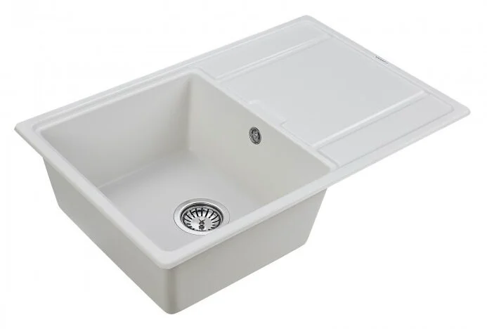 Мойка для кухни Paulmark Flugen PM217850 78 см с крылом (детальная фотография), кварц