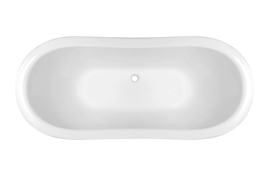 Ванна из литьевого мрамора Эстет Бостон 180х74 см белая глянцевая ФР-00000624 (детальная фотография), литьевой мрамор