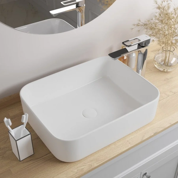 Раковина IDDIS Bridge 50 см белая глянцевая BRIWS05i27 (детальная фотография), 50 см