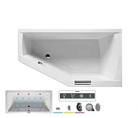 Ванна гидромассажная Riho Geta 170 x 90 см, JOY, левая/правая