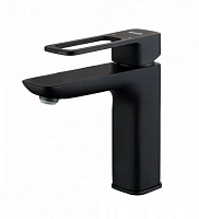 Смеситель для раковины IDDIS Slide черный матовый