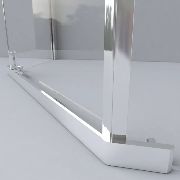 Душевой уголок Vincea Stresa 100x100 см хром VSP-1S100CL (детальная фотография), распашные