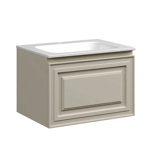 Тумба под раковину подвесная Sancos Very 60 см beige soft - фото 1