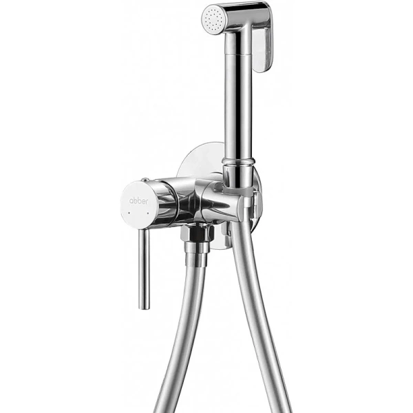 Гигиенический душ со смесителем Abber Wasser Kreis AF8125 однорычажный (детальная фотография)