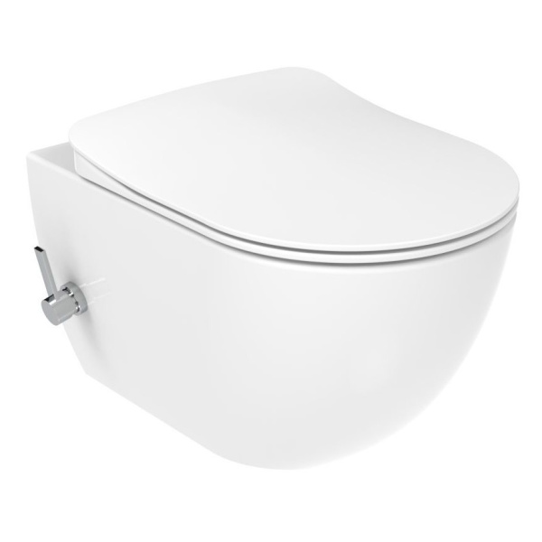 Унитаз подвесной Creavit Free c краном FE320-34CB00E-0001 (детальная фотография)