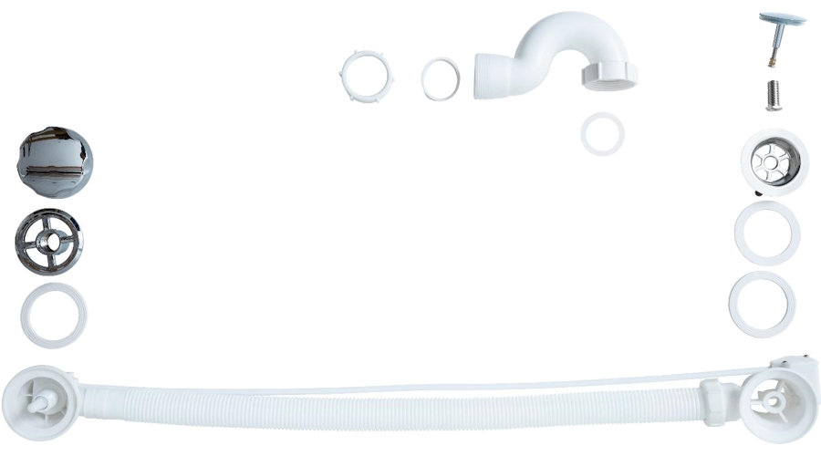 Слив-перелив Aquanet A1850 полуавтоматический 154846 (детальная фотография), недорогие