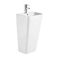 Раковина напольная Azario Fretta Square 44 см белая