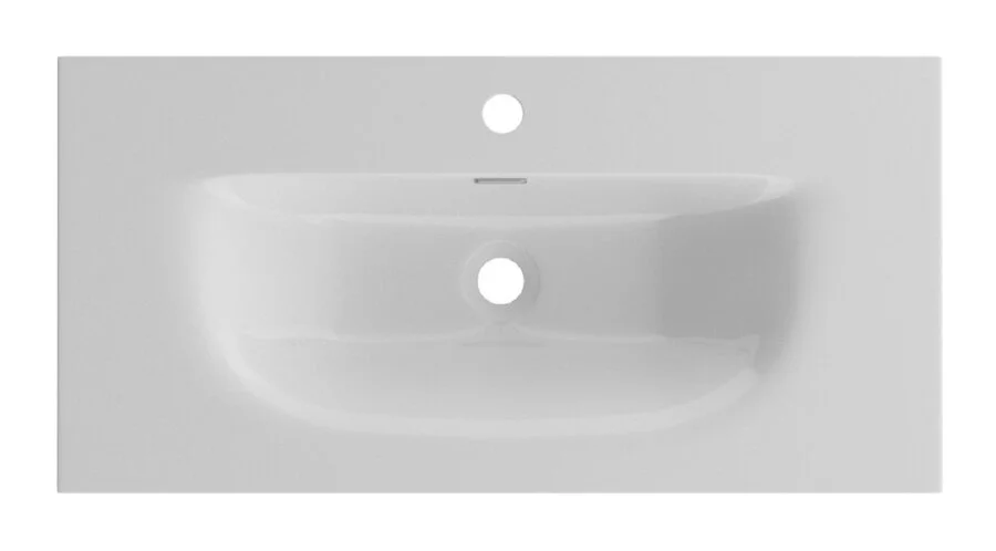 Раковина мебельная BelBagno 80 см белая BB-8099-3-80 (детальная фотография) index_1