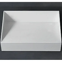 Раковина Abber Stein 60 см белая матовая