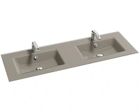 Раковина мебельная Jacob Delafon Sherwood 140 см матовый базальт, стеклянная