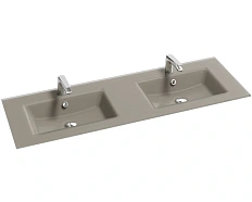 Раковина мебельная Jacob Delafon Sherwood 140 см матовый базальт, стеклянная