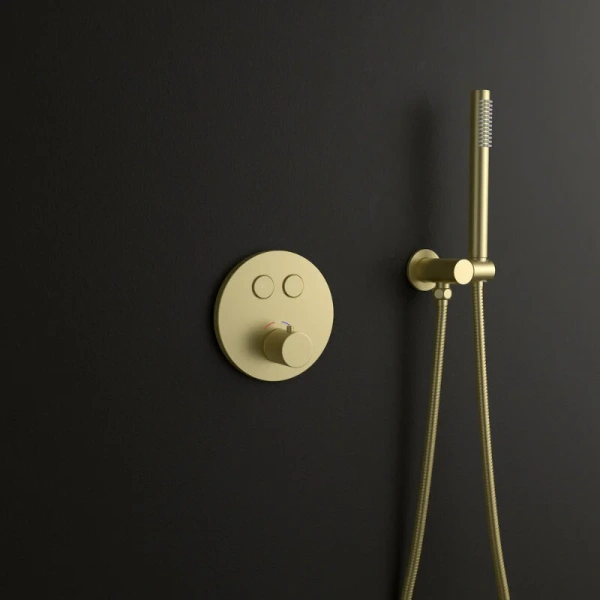 Душевой комплект Timo Saona золото матовое SX-2370/17SM (детальная фотография), золотые