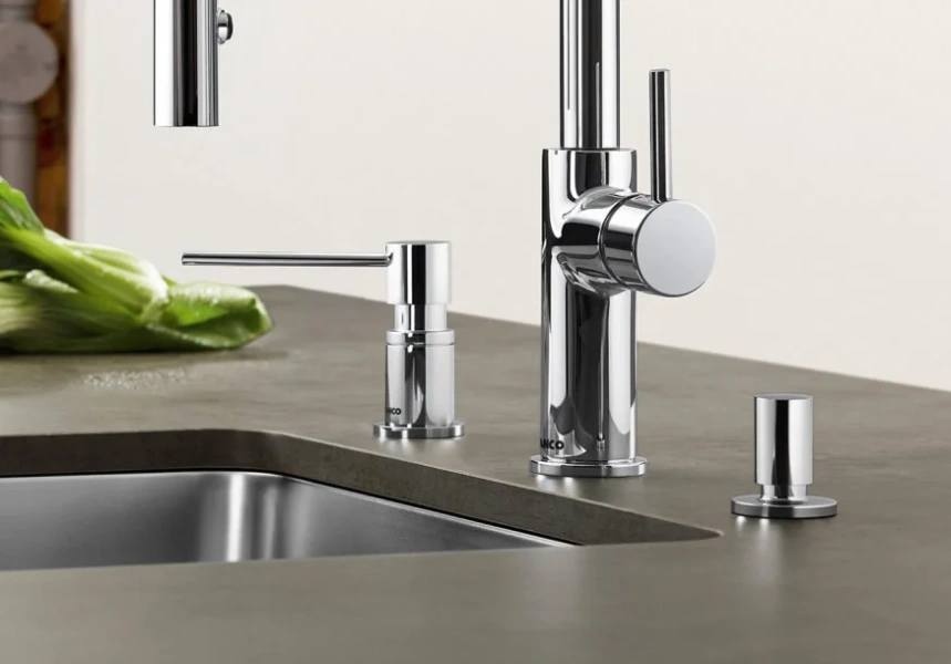 Дозатор Blanco Lato хром 525808 (детальная фотография), в наличии index_1