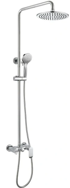 Душевая колонна со смесителем для ванны Bravat PURE F6335369CP-A-RUS (детальная фотография)