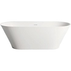 Ванна из искусственного камня Salini Mona 170x70 см белый матовый