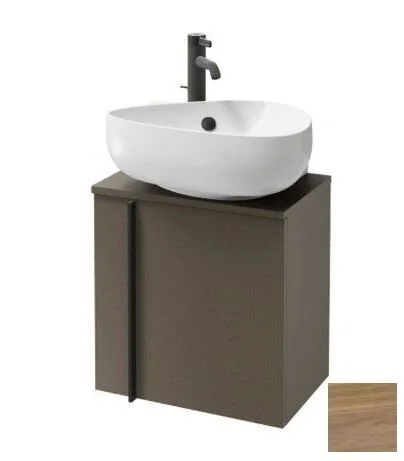 Тумба под раковину подвесная Jacob Delafon Nouvelle Vague 45 см ореховое дерево EB3045D-E16 (детальная фотография)