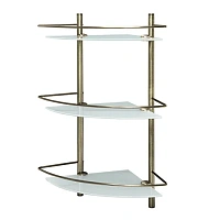 Полочка для ванной WasserKRAFT светлая бронза