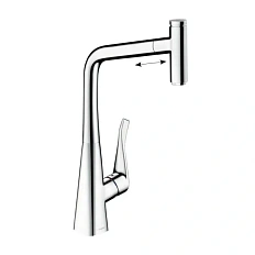 Смеситель для кухни Hansgrohe Metris Select 14884 однорычажный