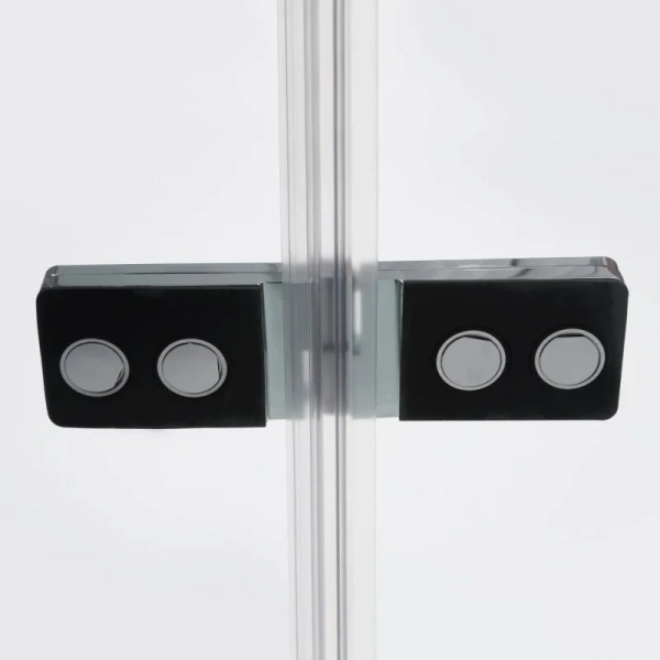 Душевой уголок WasserKRAFT Aller 120х90 см правый, ручка черная матовая 10H07RBLACK MATT (детальная фотография), прозрачные