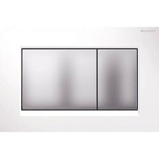 Клавиша смыва Geberit Sigma 30 белая/хром матовый