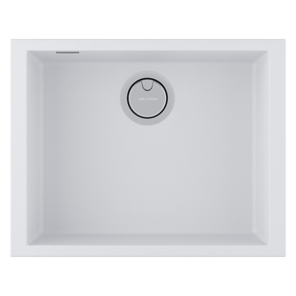 Мойка для кухни Paulmark Neo classic 56 см белая матовая PM965644-WH (детальная фотография)