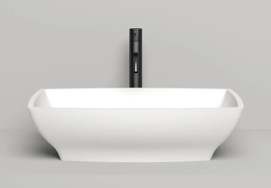 Раковина Salini Gloria 04 60 см накладная 1102204M (детальная фотография), накладные (на столешницу), пристенные