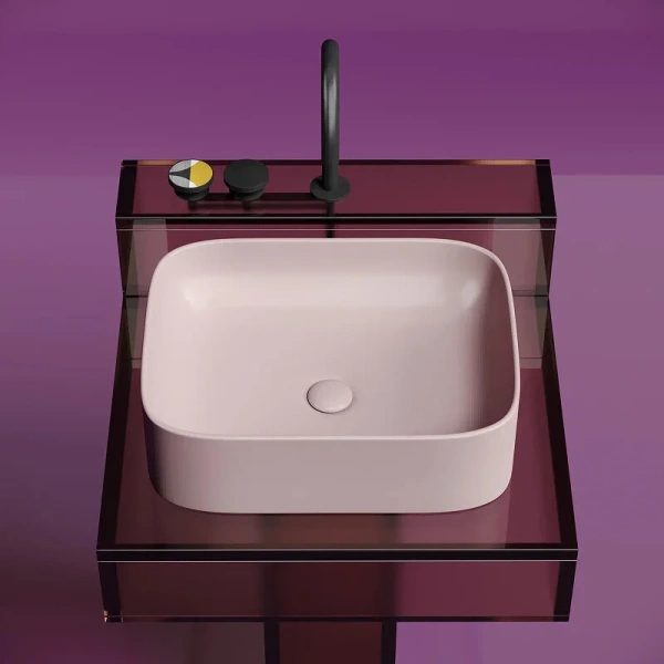 Раковина Ceramica Nova Element 50 см розовая CN6052MP (детальная фотография), в наличии